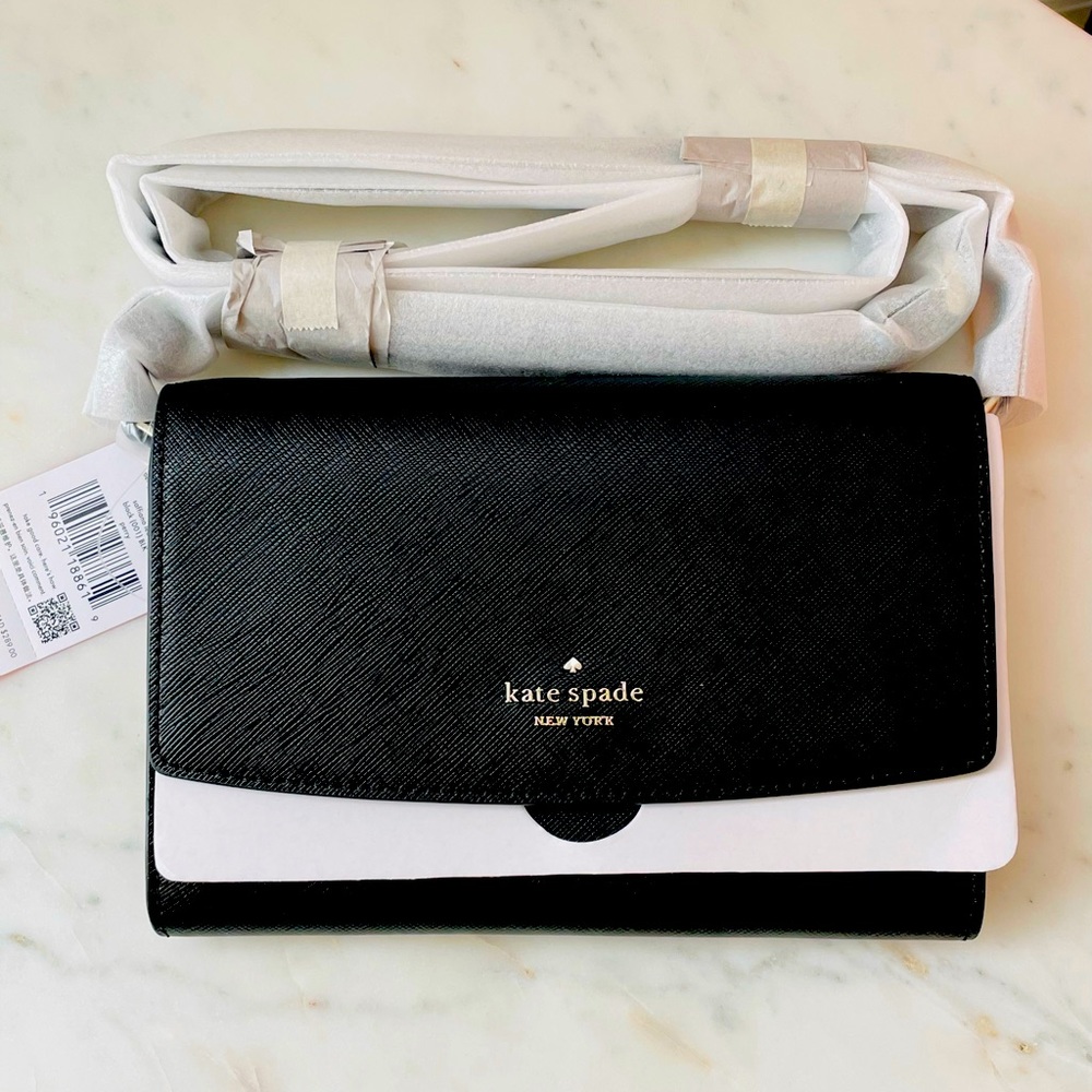 Kate Spade Perry saffiano leather bag/wallet